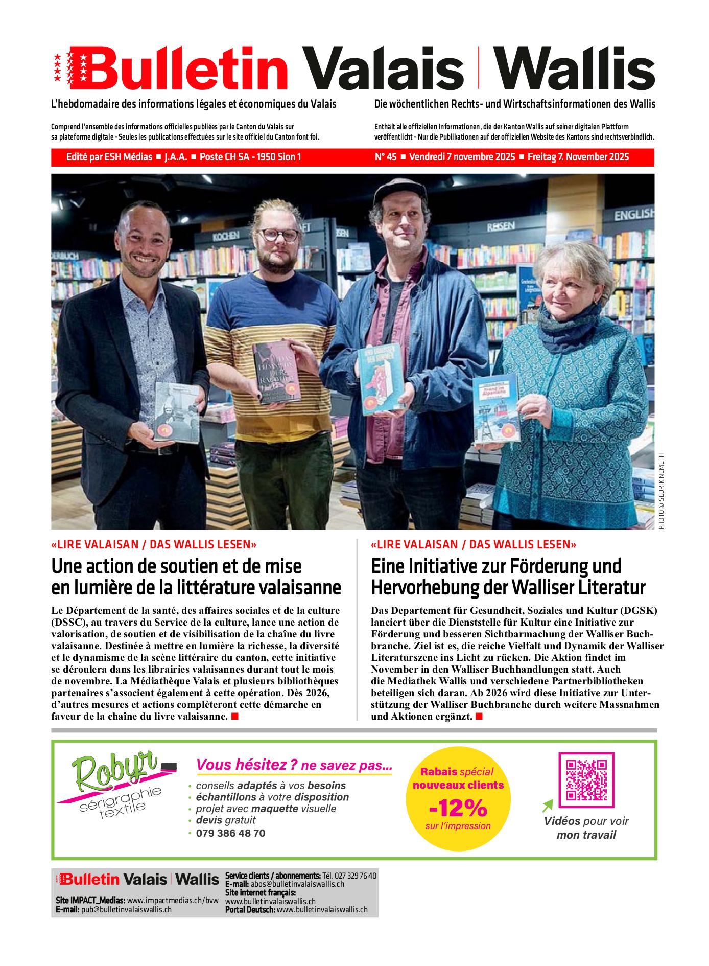 Vendredi 7 novembre 2025